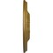 Ekena Millwork Leaf Ceiling Medallion (Fits Canopies up to 4 3/4"), 11 3/8"OD x 3 5/8"ID x 1 1/8"P, Gold CM11LFGLS - alternate 4